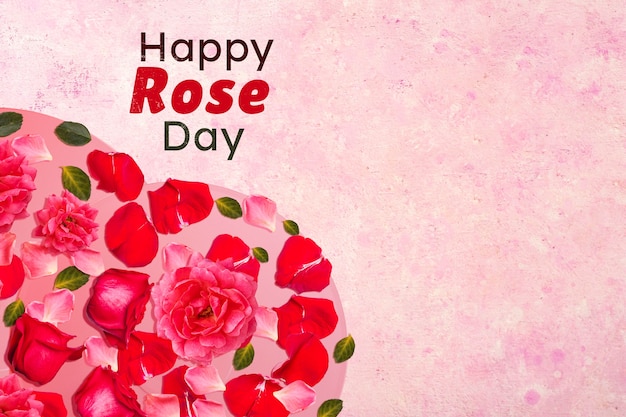 Happy rose day celebration