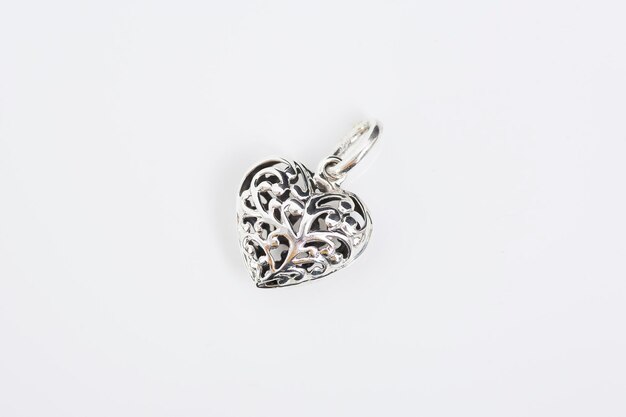 Heart silver charm necklace jewel Semi precious stones jewelry independent design necklace earring r