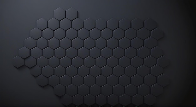 Hexagonal Elegance Dark Background Abstract Hexagon Wallpaper