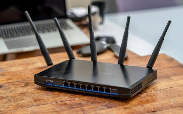 high speed wireless router with multiple connected devices