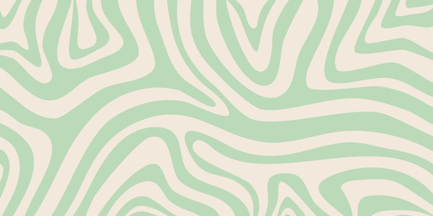 Hippie groovy psychedelic wave great design for any purposesVector illustration Trendy retro