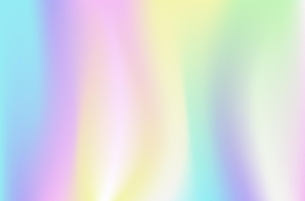 Hologram rainbow gradient background