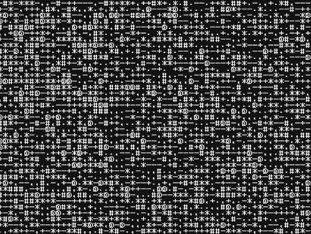 Horizontal black and white text symbols illustration background hd