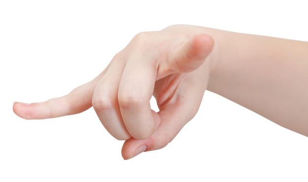 Horns finger sign close up hand gesture