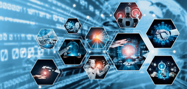 human interact with ai artificial intelligence virtual assistant nlp robot