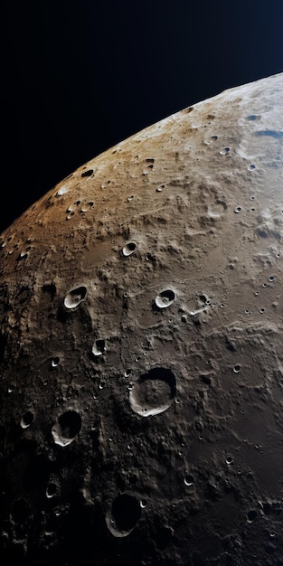 Hyperrealistic Moon Craters Rocks And Spacecrafts In Stunning Detail