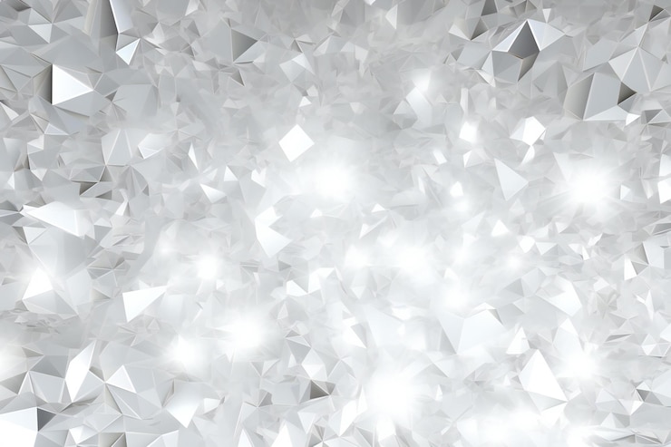Bild illustration of polygonal background with white lights and stars