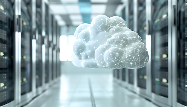Image depicting a large cloud service
