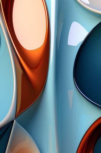 image of a pattern with colors in the style of rendered in cinema4d