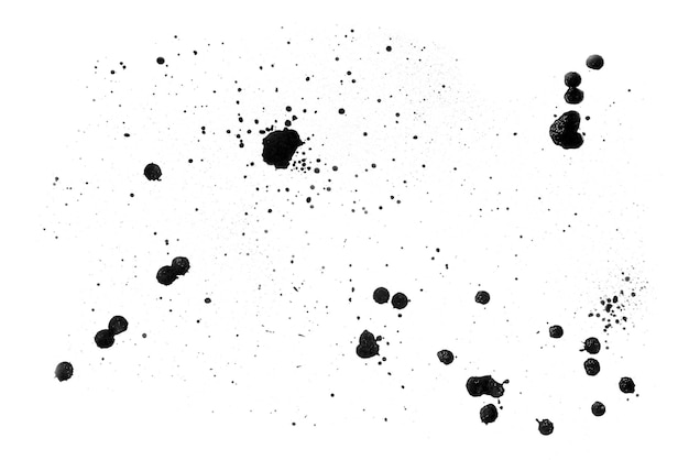 Ink splatter png sticker transparent background