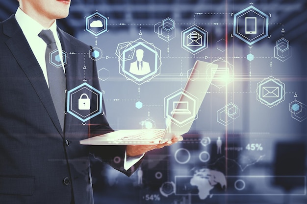 Innovation and network concept