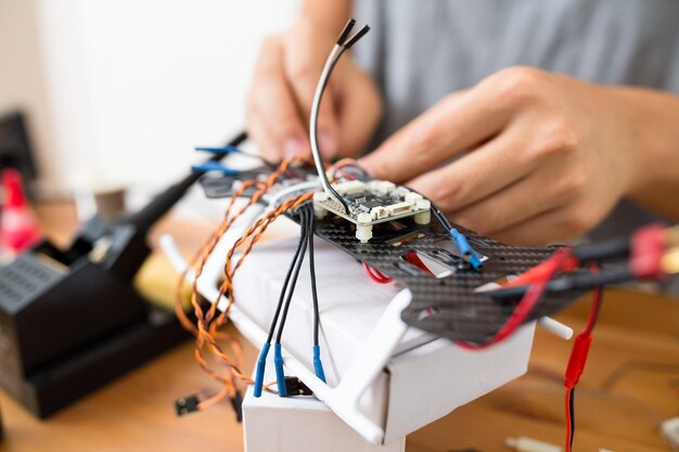 Installation of drone