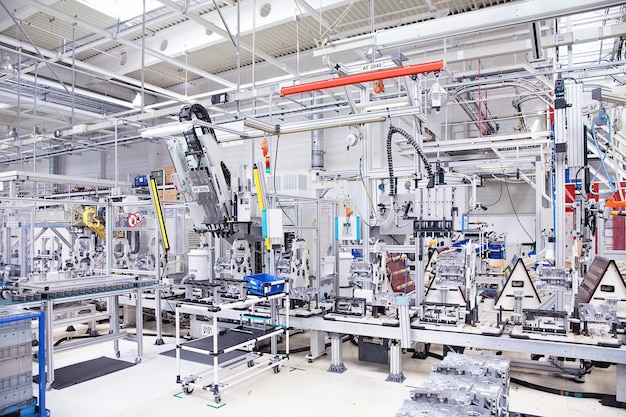 Interiør af fabrik