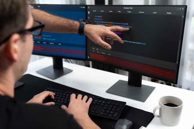 IT developers creating online software development information Sellable