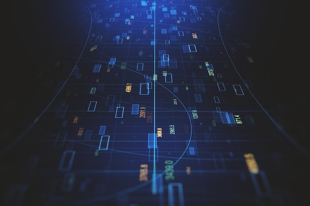 Kreativ big data tekstur