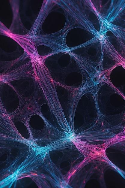 LED soft focus background Generative AI