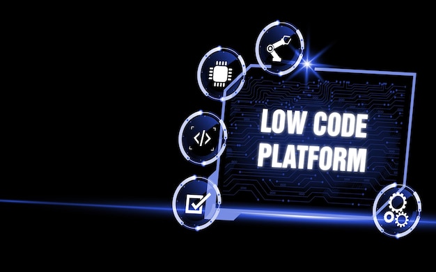 Low Code softwareudviklingsplatform teknologi idé