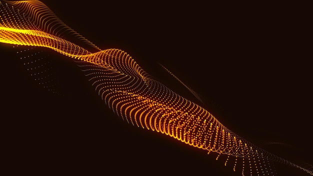 Luxury Gold Particles Background