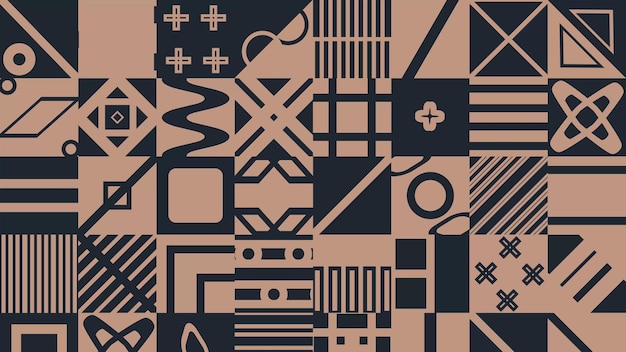 Machinery seamless pattern with various industrial elements brown background high quality photo