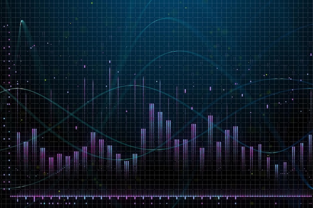 Market growth finance and analysis concept