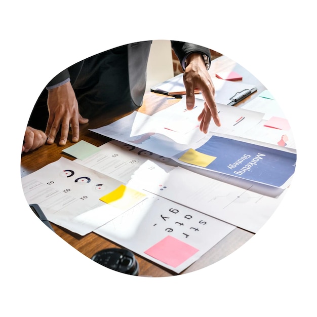Marketing meeting png badge element transparent background