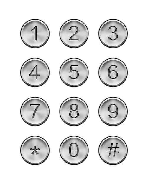 metal keypad
