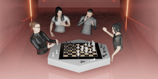 Metaverse sporting events VR glasses Avatars Social and social networking party fun Metaverse 3D