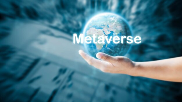 Metaverse virtual world digital world intelligent futuristic interface technology virtualization