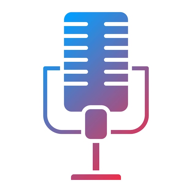 Microphone icon vector image Can be used for Electronic Devices