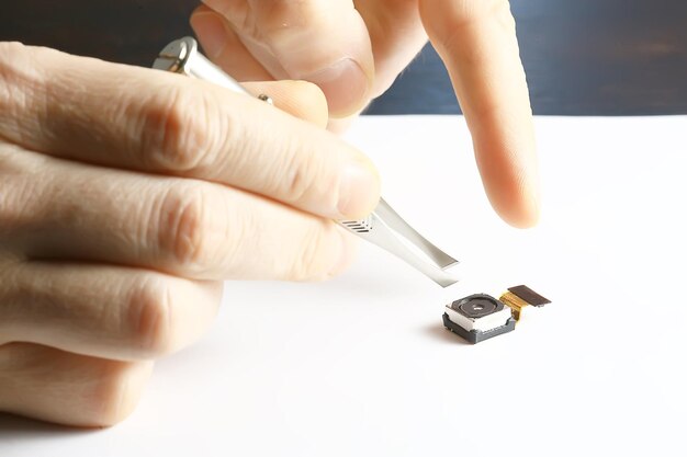 mini spy camera / small video camera, mini, security concept