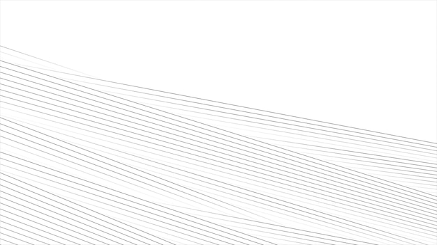 Minimal black lines on white background abstract design