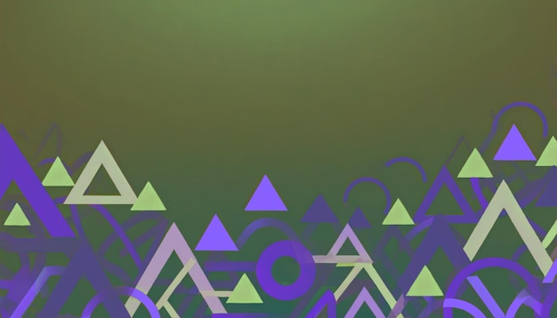 Minimal geometric background with gradient colors