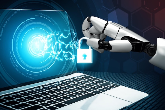 mlb futuristic robot artificial intelligence concept