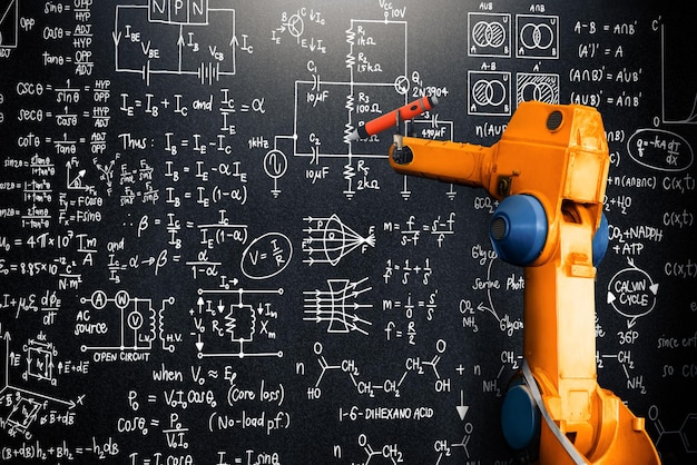 Mlp robot arm ai analyzing mathematics for mechanized industry problem solving