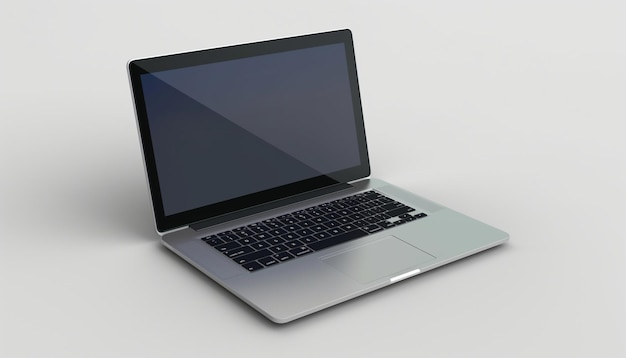 Mockup 3d rendering laptop mockup homepage MacBook mockup