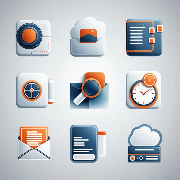 Modern App Icon Set
