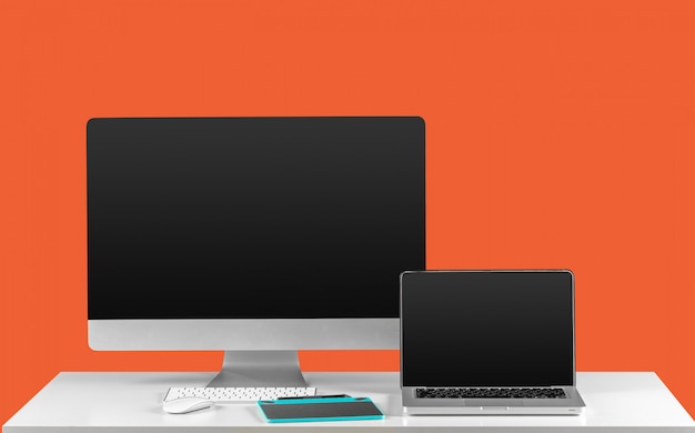 modern creative workspace.