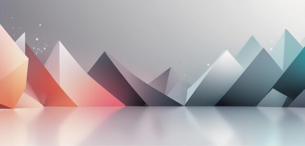 Modern Grayscale Fusion Abstract Geometric Background Composition for Poster Flyer and Landing Pa