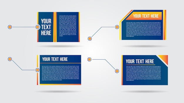 Modern infografikmall