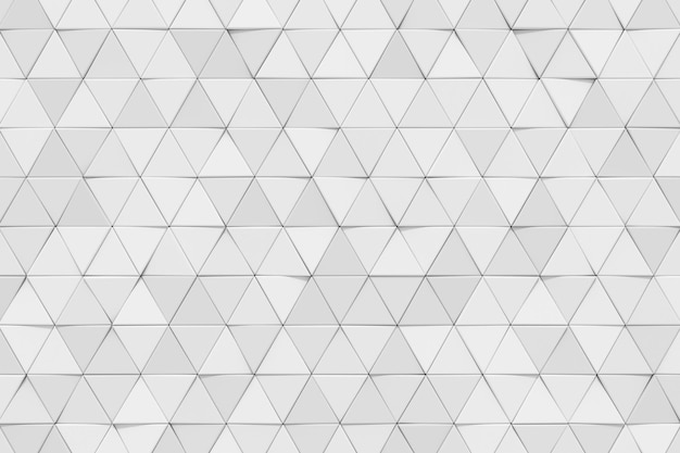 Modern tile wall design Abstract background of triangle 3D rendering