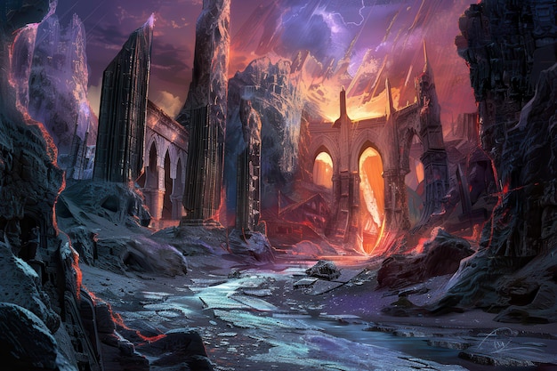 Molten Ruins of a Forgotten City