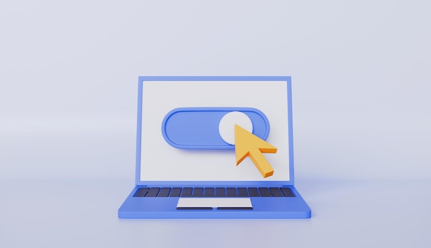 Mouse Cursor and Switch Button in Computer Cursor Click Symbol Finding and Direction Laptop Point