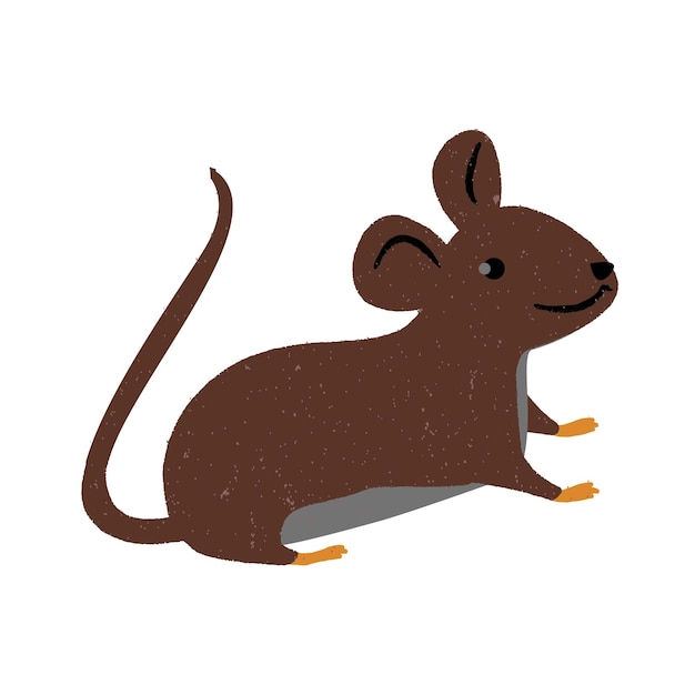 Mouse illustration vector art design