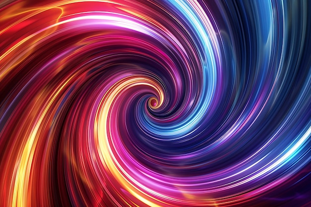 Multicolored swirls forming a lively and vibrant background with rich textures and dynamic energy