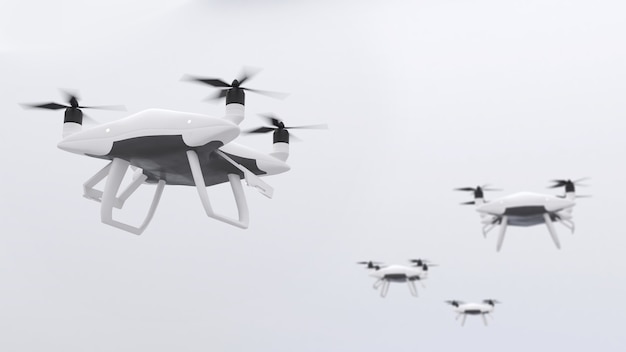 MultiDrone Collaboration for Various TasksUsing drones to find information and missions
