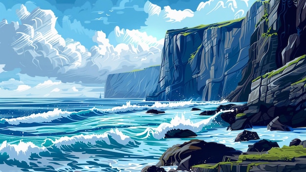 natures beauty illustrations for stock sites