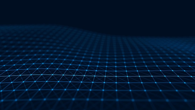 Network connection structure Abstract technology background Science background Big data digital background 3d rendering