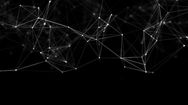 Network connection structure Technology connect big data Science background