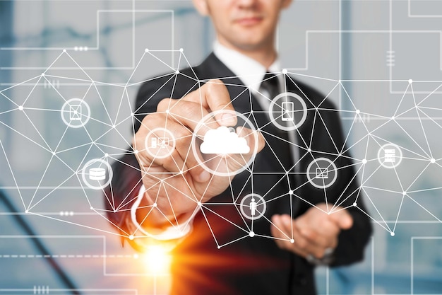 New technologies for business concept