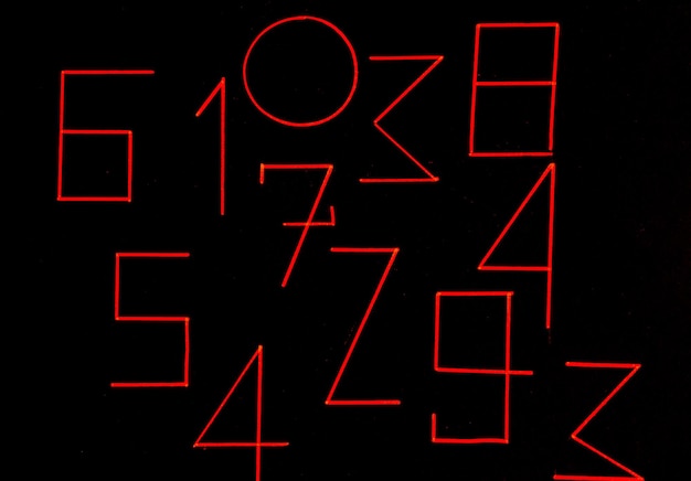 number symbol isolated vector 3d sign font background set design birthday letter party